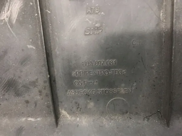 OEM 80A807081 Frontriemenabdeckung Aufkleber für Audi Q5 image 9