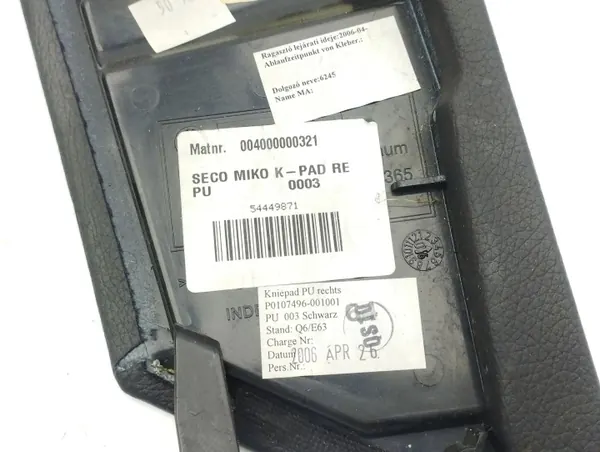 Mercedes-Benz S W221 Vänster tunnelockering OEM P0109336 image 4