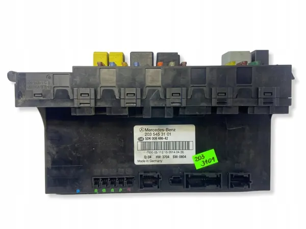 Módulo de controlo Mercedes A2035453101 - Traseiro image 2