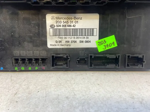 Módulo de controlo Mercedes A2035453101 - Traseiro image 3