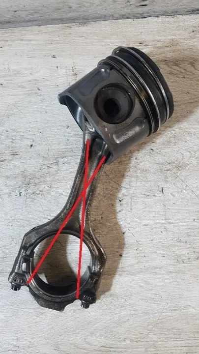 Motor Kolben OEM TŁOK TŁOKI SILNIKA MAN TGL D0834 image 2