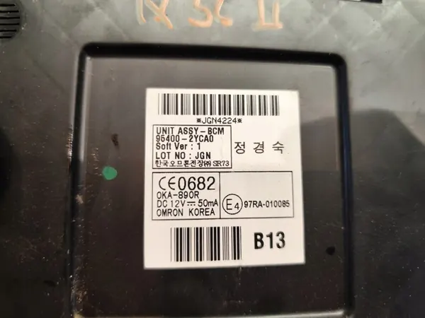 Módulo Conforto BCM Hyundai IX35 OEM 95400-2YCA0 image 5