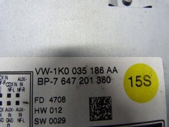 Radio CD VW Golf VI OEM 1K0035186AA - Usado image 3