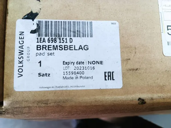 Bremsbeläge vorne OEM 1EA698151D für VW ID4/ID5 image 6