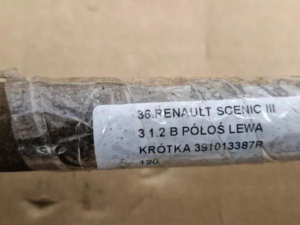 Renault Scenic III 1.2 TCE Vänster Främre Kort Drivaxel image 4