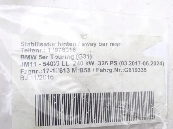 OEM 6866915 ABS-sensor Bak för BMW 5 G31 Touring image 4