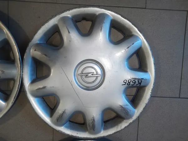 4× Enjoliveur OPEL Original 15" Argent image 3
