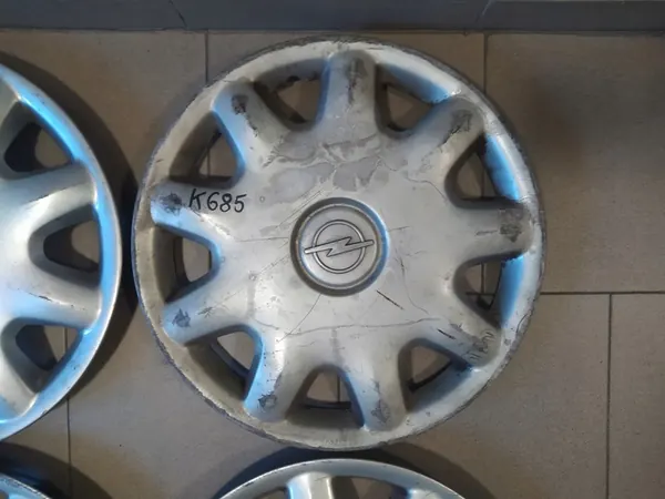 4× Enjoliveur OPEL Original 15" Argent image 4