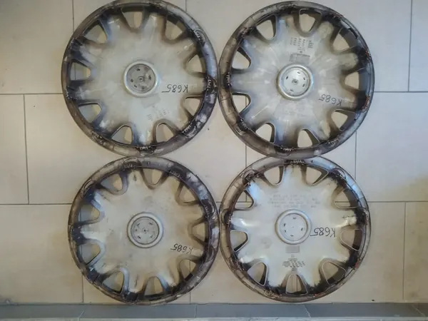 4× Enjoliveur OPEL Original 15" Argent image 6