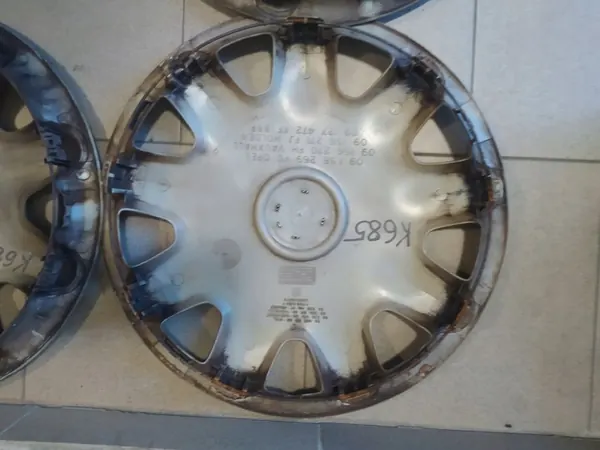 4× Enjoliveur OPEL Original 15" Argent image 7
