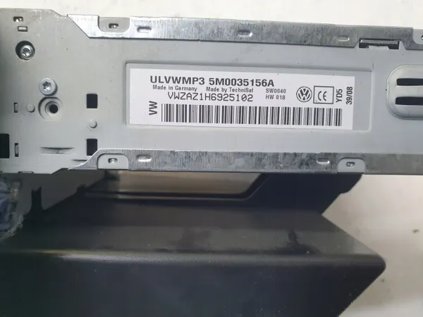 Radio usado OEM 5M0035156A para VW Golf Plus image 7