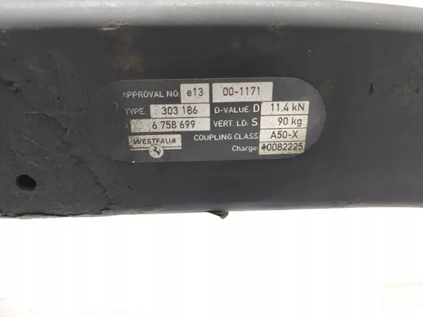 Barra de remolque OEM 6758699 para BMW 5 E60/E61 con 13 pines image 8