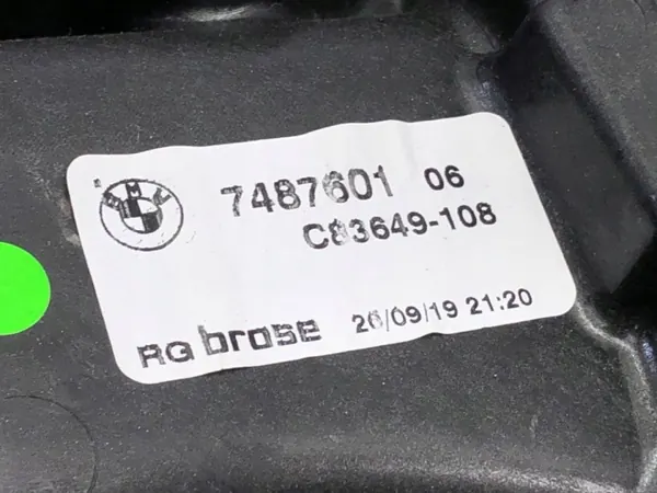OEM 7487601 Vänster Bakruta Regulator BMW G01 SUV image 3