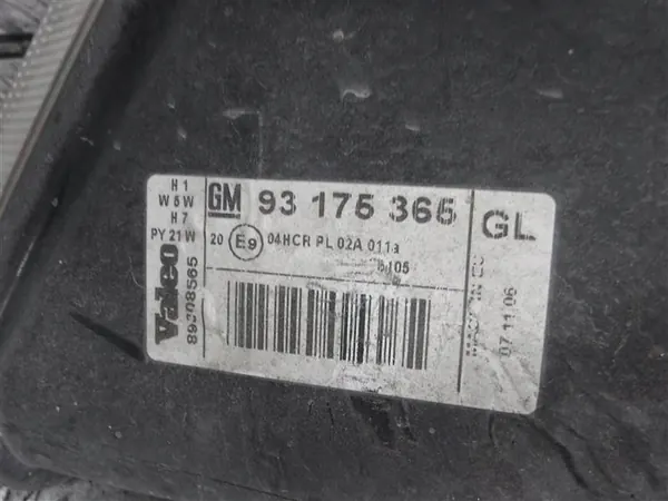 Lámpara Delantera Izquierda Derecha Opel Meriva A Lift image 5