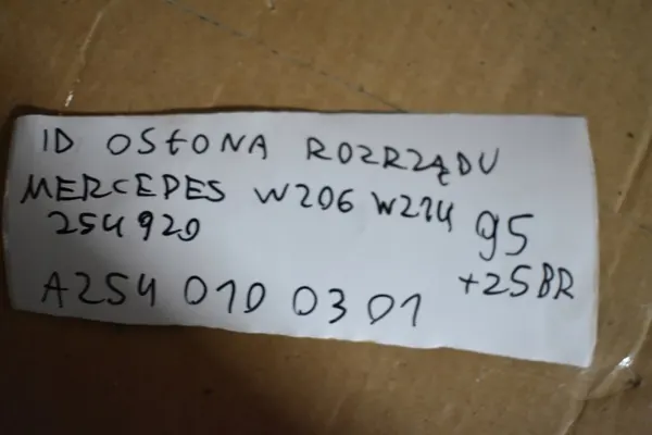 Timing Cover Mercedes W206 W214 A2540100301 image 3