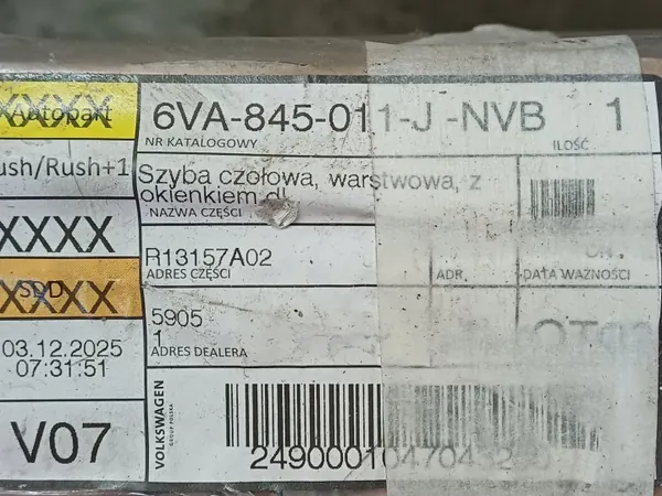 Skoda Fabia 4 IV 21- etulasi OEM 6VA845011J image 6