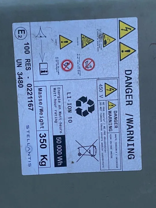 Gebruikte Peugeot 208 II HEV/EV tractiebatterij OEM 0221167 image 3