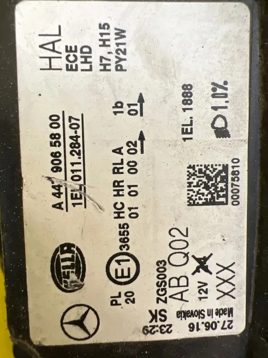 Linker Lamp Mercedes V-Klasse W447 A4479065800 image 2