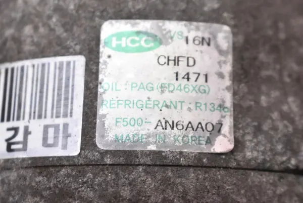 Compresor de Aire Acondicionado Hyundai I30 FD 1.4 16V 07- F500-AN6AA07 image 7