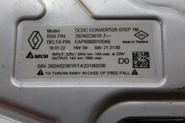 Converter Module OEM 291A18847R for Renault image 4