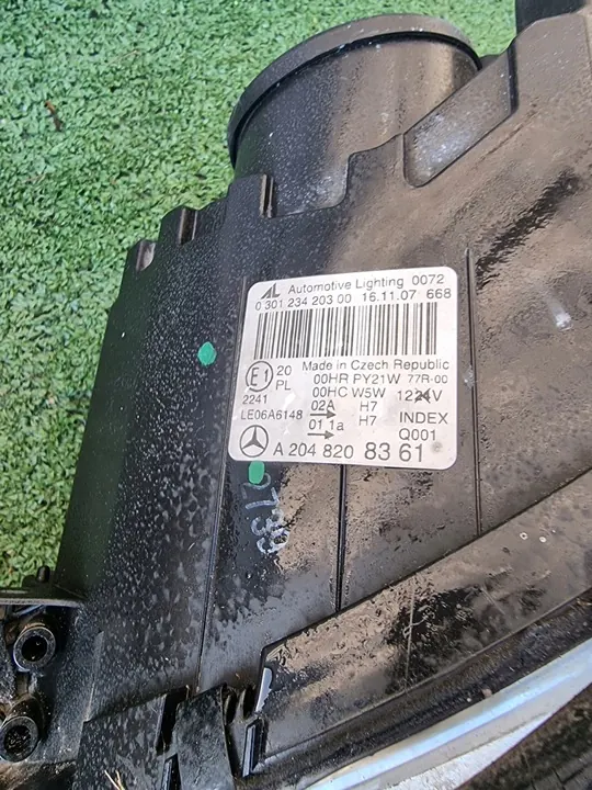 MERCEDES W204 C-KLASSE VOORLICHTEN A2048208461 A2048208361 image 10