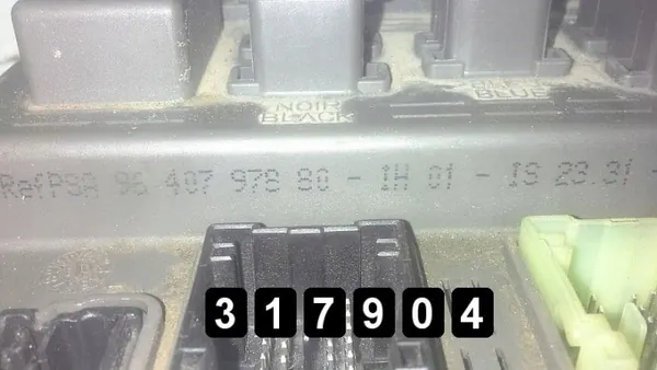 ECU Peugeot OEM AM-317904 pour 607 2002 image 4