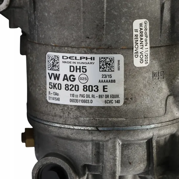 Compressore aria condizionata Volkswagen OE 5K0820803A image 4