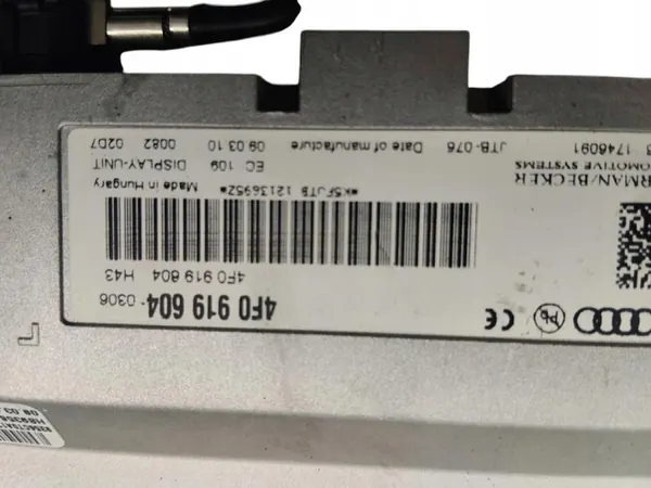 Audi A6 C6 Display OEM 4F0919604 Gebraucht 2008-2011 image 2