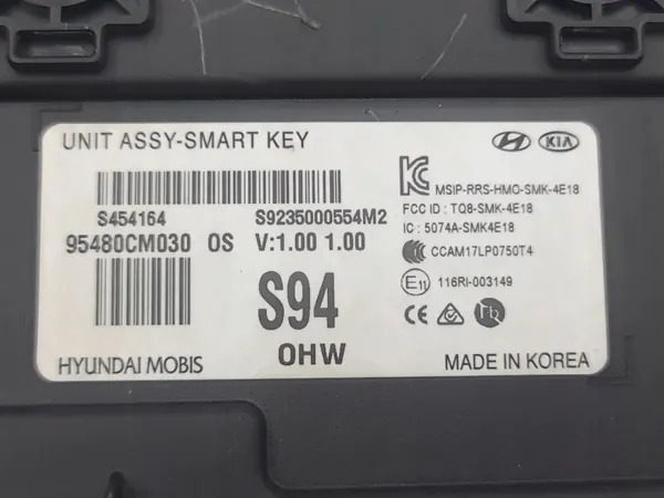 Módulo sin llave Hyundai Kona 2019 OEM 95480CM030 image 6