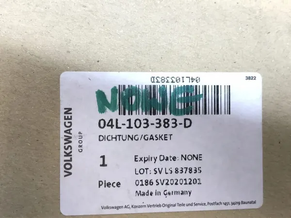 AUDI OE Cylinder Head Gasket 04L103383D image 6