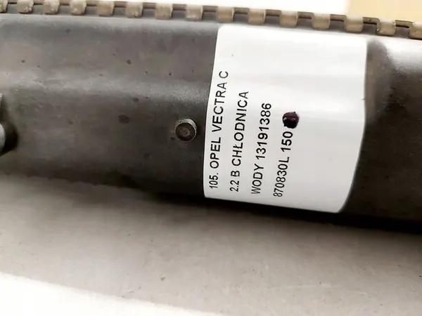 OPEL VECTRA C 2.2 B Vattensradiator 13191386 image 7
