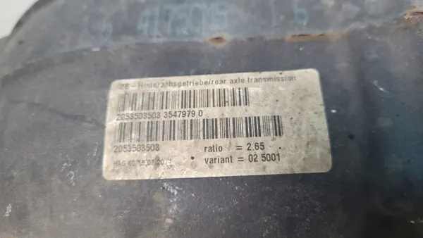 Mercedes Achterdifferentieel OEM A2053503503 2.65 image 3