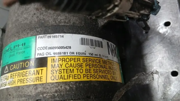 OEM 09165714 AC-compressor voor Opel Astra G 1.4B image 3