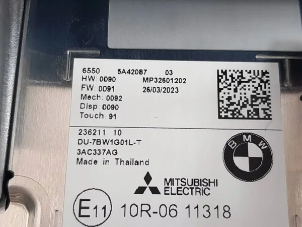 Écran Moniteur BMW OE 6550 5A42087 pour X3/X4 image 3