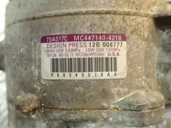 Compressore Aria Condizionata Dodge RAM V 5.7 2019- image 5