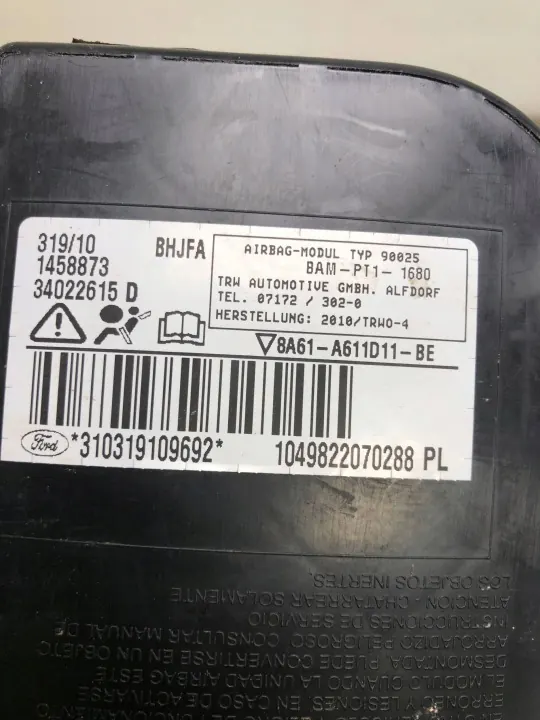 Almofada Airbag Banco Dianteiro Esquerdo OEM 8A61A611D11BEBILI image 4