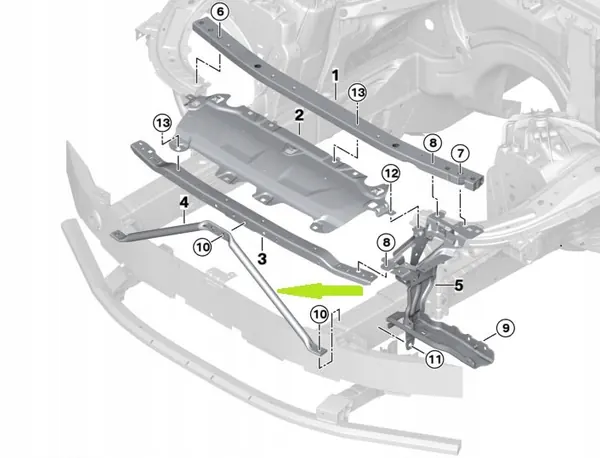 Support Bracket BMW 5 G60 G61 image 2