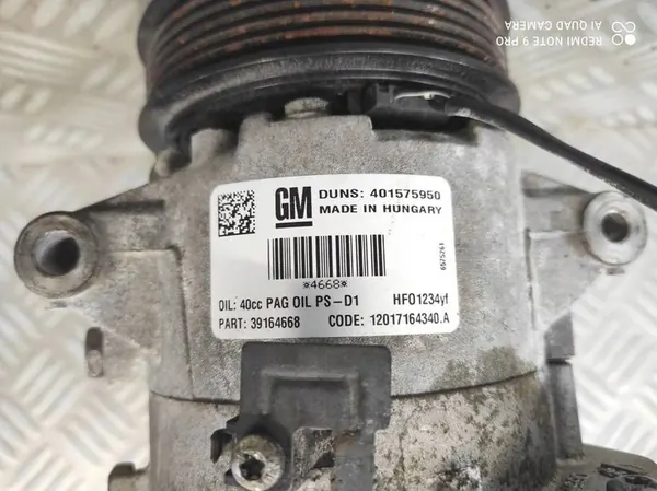 Ilmastointikompressori Opel Astra IV J Zafira C 1.6 CDTI 39164668 image 6