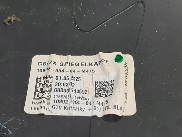 Cadre de rétroviseur gauche BMW G60 G61 G70 - OEM image 10