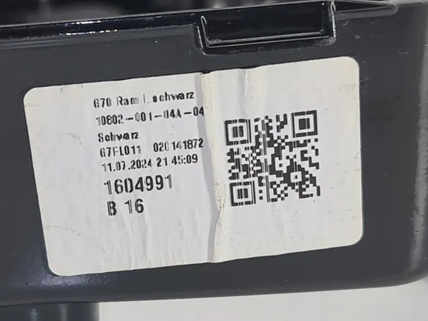 Cadre de rétroviseur gauche BMW G60 G61 G70 - OEM image 9