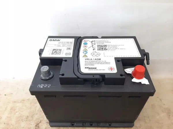 AGM Start-Stop Accu 12V 60Ah 660A OEM 9381845 image 2