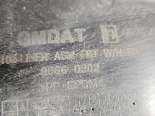 Aile avant droite OEM 96660302 pour Opel Antara image 5