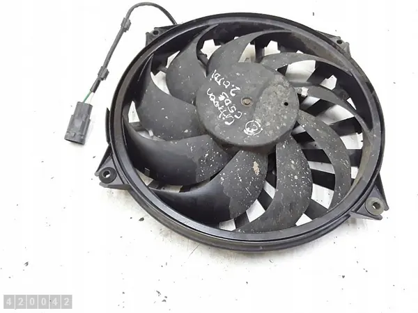 2003 Citroen C5 Jäähdyttimen tuuletin suojuksella 9635494380 image 2