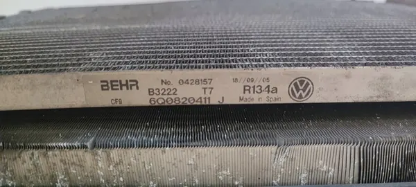 VW POLO 9N LIFT FL 05-09 Radiador + Ventilador AC OEM image 6