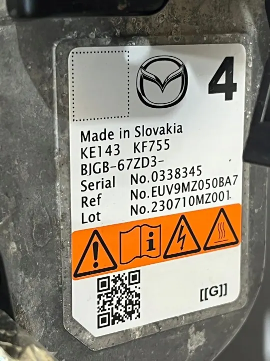 Controlador de caixa Mazda CX-30 BJGB-67ZD3 OEM image 6