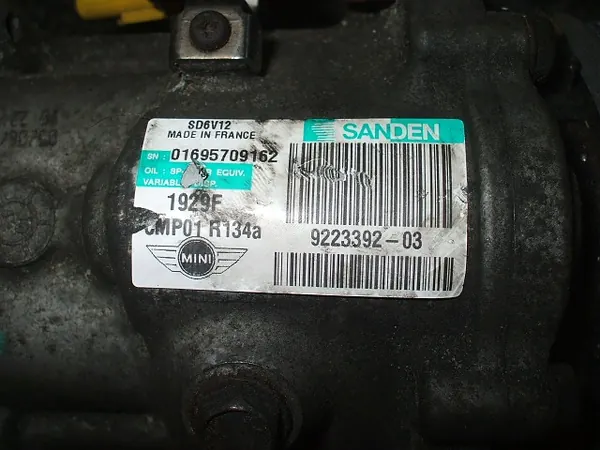 COMPRESSORE A/C MINI COUNTRYMAN 1.6 9223392-03 image 2