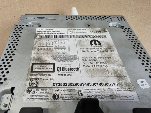 Radio Navegación OEM 07356230290 para Fiat 500L image 4