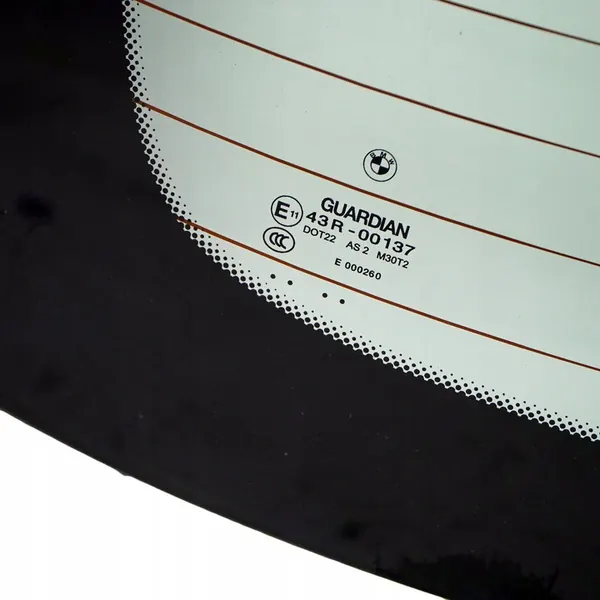 BMW E82 Janela traseira de carroçaria AS2 OEM 51312996092 image 8