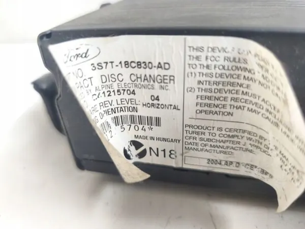 Leitor CD Navegação Ford C-Max OEM 3S7T18C830AD image 5