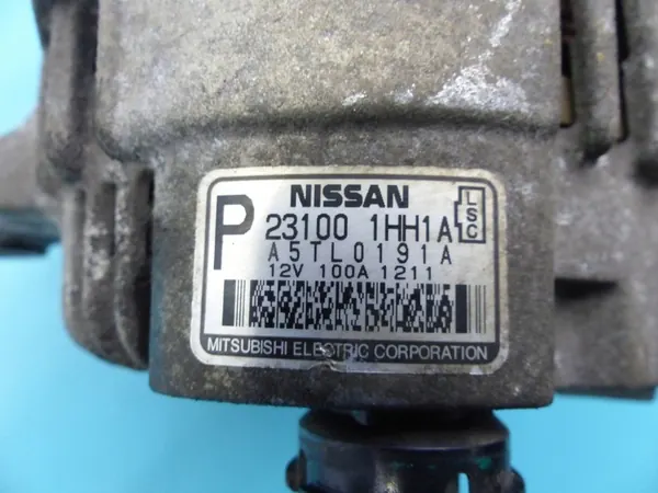 Nissan Micra K13 Vaihtovirtageneraattori 1.2 16V 2010-2017 OEM 231001HH1A image 5